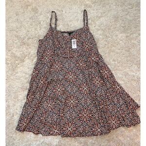 Torrid 4X Floral NWT Print Floral Babydoll Adjustable Straps Pockets Resort Wear